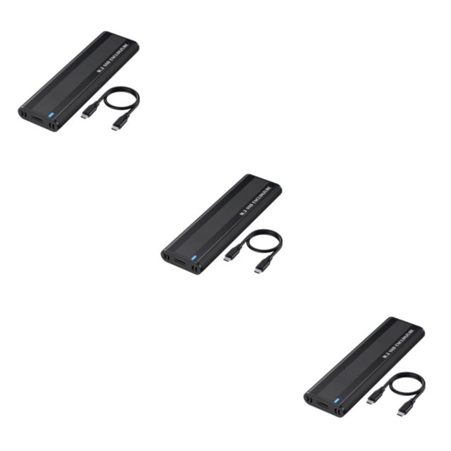 sweethay M2 SSD Case Instalación sin herramientas Cartucho de protocolo dual Adaptador M.2 a USB 3.1 para PCIE NGFF Tool Free 10Gbps Type1 NO1