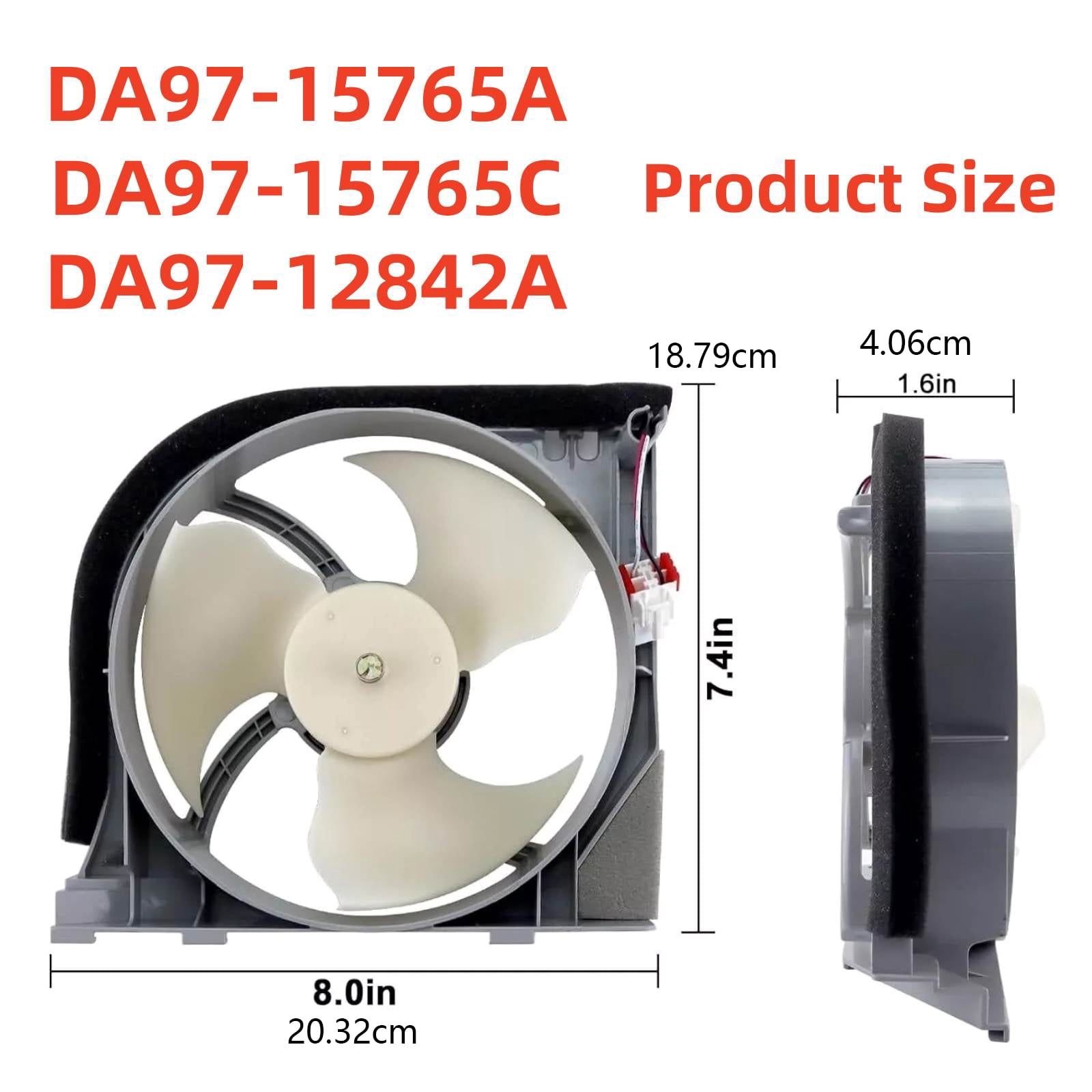 DA97-15765A DA97-15765C Refrigerator Condenser Fan Motor Assembly for Samsung TAPDRA Spare Part
