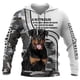 thumbnail image 5 of Sudadera con capucha con estampado 3D de Pitbull, rottweiler, bóxer y teckel para mujer y hombre, chándal de calle, regalo de amor para perros, 5 of 5