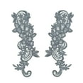 thumbnail image 4 of 2.75" x 8" 12 Colors Pair of Embroidered Guipure Venice Lace Sewing Supplies, 4 of 4