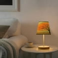 thumbnail image 4 of Table Lamp Small 5.9x10.8 Inches Table Lamps Night Light Tools & Home Improvement Bedroom Lamp Guest Room Lamp Study Lamp Office Lamp Beautiful Yellow Leaf Tree, 4 of 7