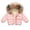 Pink, variant on Vedolay Boy's Blazer jackets Boy's Kids Toddler Jacket Hooded Windproof Print Autumn Winter Jacket,Black 12-18 Months