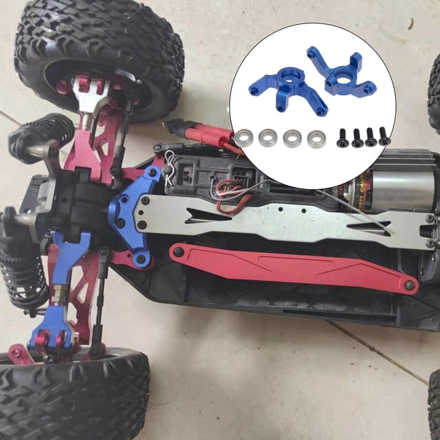 Piezas compatibles con 1:10 Truck Car Baoblaze DIY Montaje Modificación Accesorios de repuesto nudillos de dirección rc