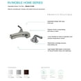 thumbnail image 3 of Laguna Brass 3340BZ Mobile Home Two Handle Non-Metallic Adjustable Garden Tub Filler Faucet Brushed Bronze Finish, 3 of 5