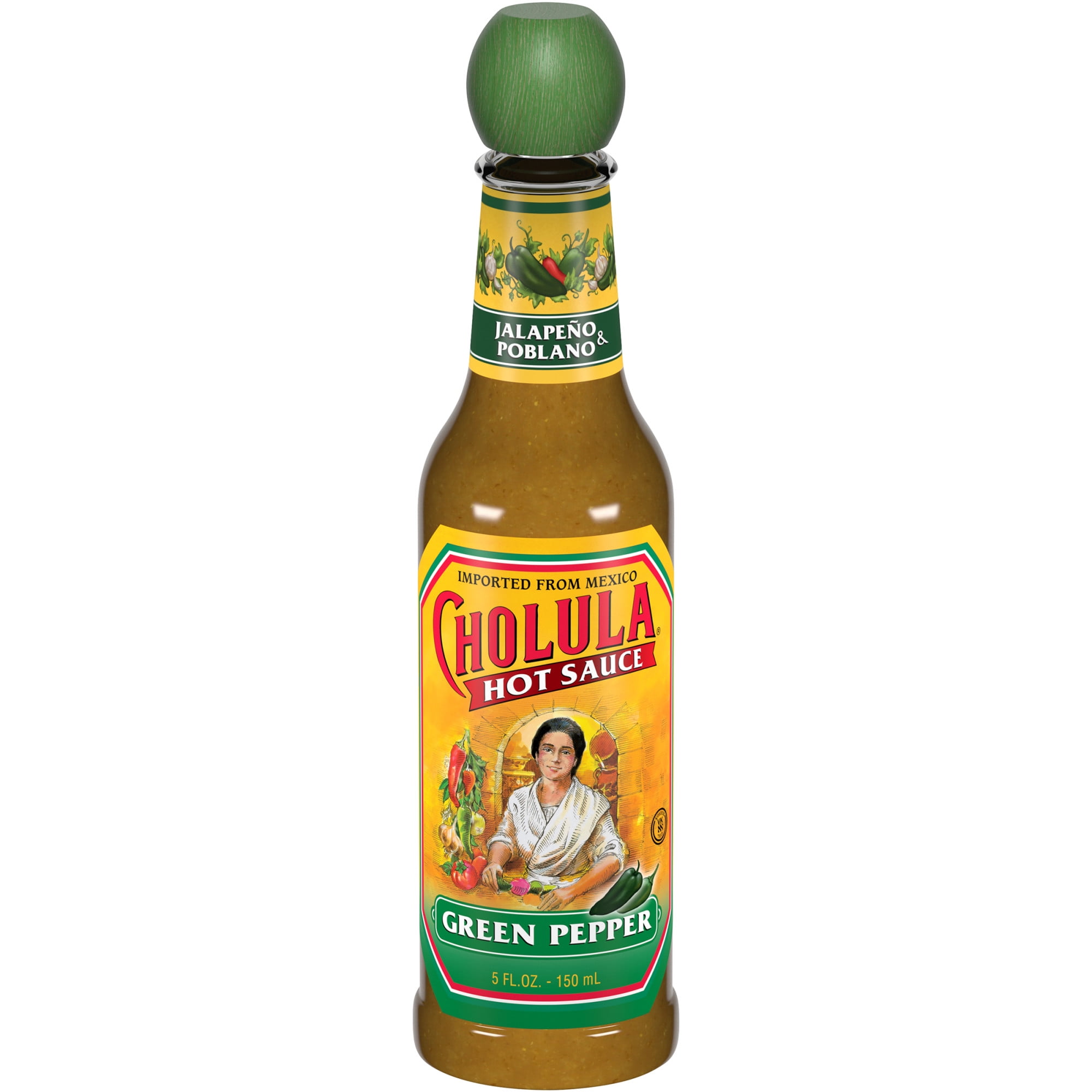 Cholula Green Pepper Hot Sauce, 5 fl oz