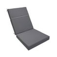 thumbnail image 3 of oshhni Patio Chair Cushion Comfortable Lounger Cushion for Deck Pool Lawn Furniture Dark Gray, 3 of 9