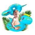 thumbnail image 1 of Inflable Dinosaurio Bebé Flotador C/ Asiento Salvavidas Modelo Azul, 1 of 4