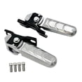 thumbnail image 2 of Reposapiés para bicicleta eléctrica, pedales plegables, antideslizantes, prácticos reposapiés de aleación de aluminio., 2 of 8
