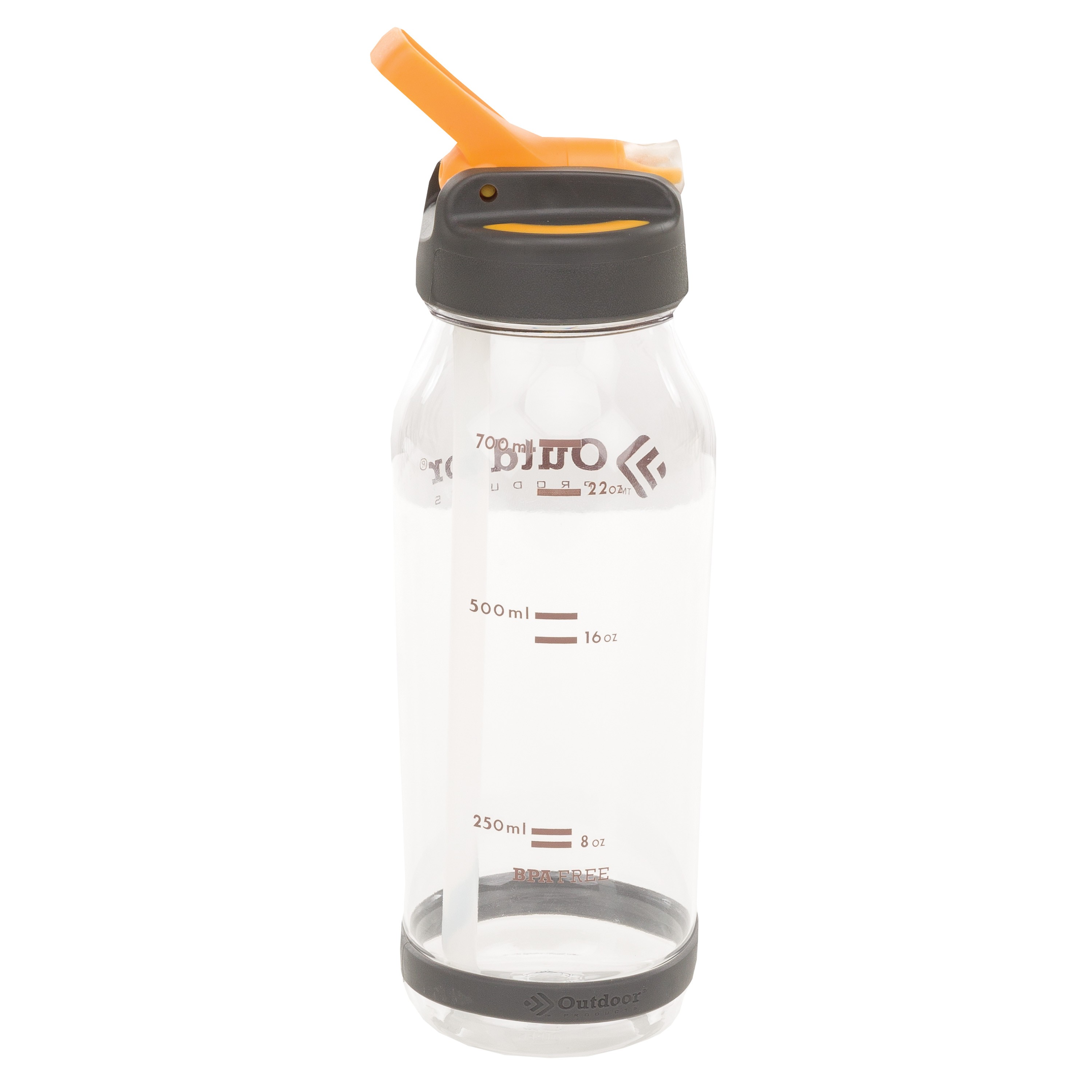 Outdoor Products 0.75 Ltr Tritan Flip Top Water Bottle, Clear, 25 fl oz - image 2 of 6