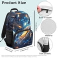 thumbnail image 7 of Jeiento Kids Backpack and Lunch Box Set 4 Piece Elementary School Bookbag with Pencil Case & Bookmark, Galaxy Planet Lightweight Backpack for Back to School Travel, 7 of 7