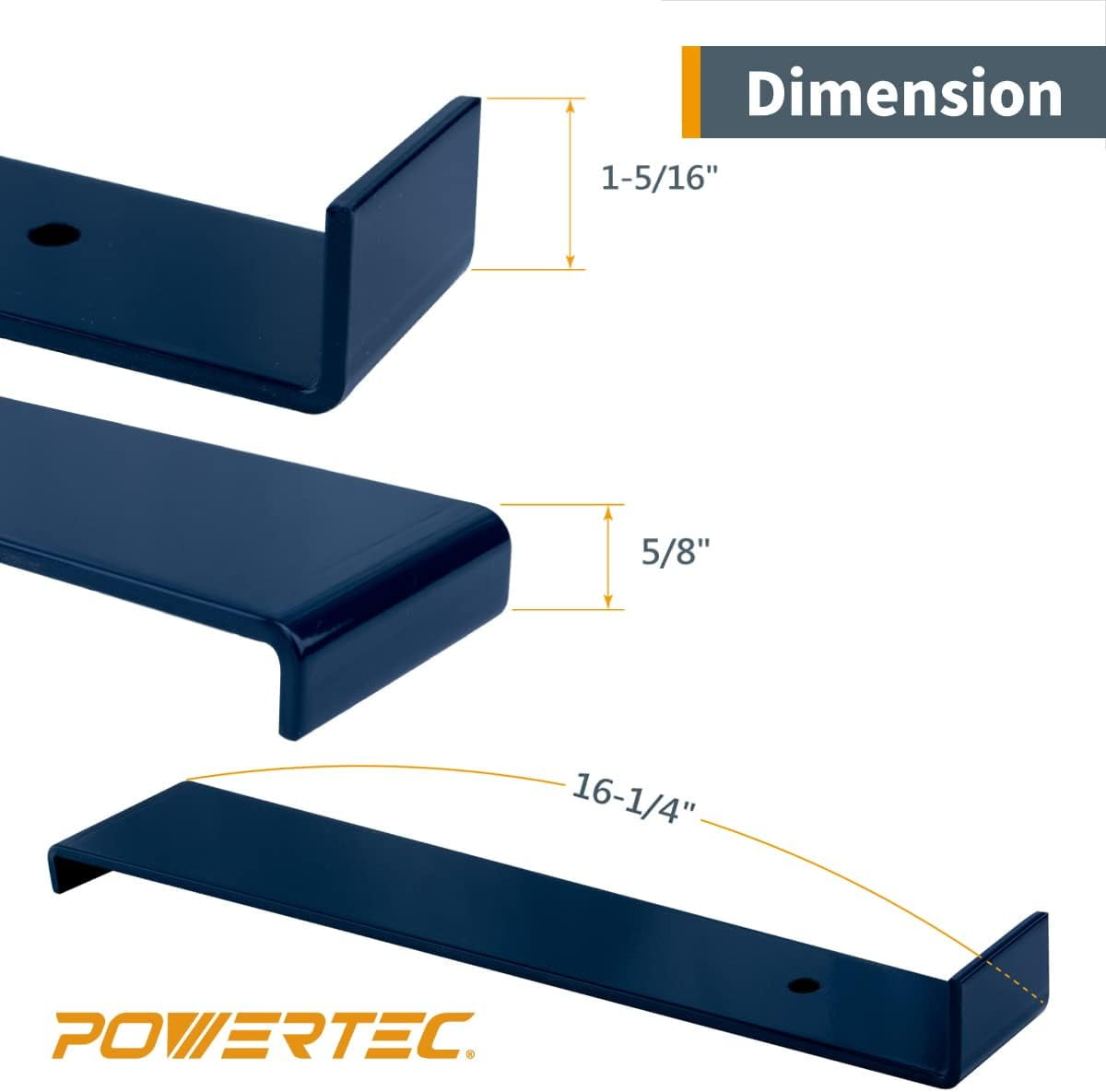POWERTEC Flooring Installation Kit | Pro Pull Bar and Tapping Block for Laminate and Vinyl Plank Flooring (71852)