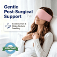 thumbnail image 3 of Migraine Cooling Sleep Mask: Cold Gel Eye Mask for Puffy Eyes, Headache & Surgery Recovery – Reusable Soft Ice Pack for Bedtime Relaxation, Tension Relief and Stress Care (PINK), 3 of 7