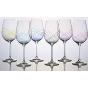 Bezrat Classic, Beautifully Designed, Stemmed Wine Glasses- Made from 100% Lead-Free, Premium Crystal Glass Red or White... by Bezrat