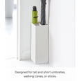 thumbnail image 2 of Yamazaki Home Compact Umbrella Stand, White, Steel,  Holds 4 umbrellas, No Assembly, 2 of 6