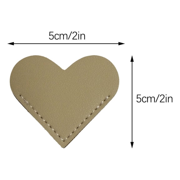 Bookmarks Vintage Leather Heart Bookmark Page Corner,Leather Love Bookmark