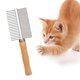 thumbnail image 5 of Peine antipulgas para mascotas cepillo para quitar el pelo para perros y gatos (doble cara) Sywqhk Libre de BPA, 5 of 7
