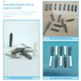 thumbnail image 5 of HAMPPLIES Dishwasher Prong Rack Covers 100Pcs for Covering Exposed Screws and Bolts, 5 of 8
