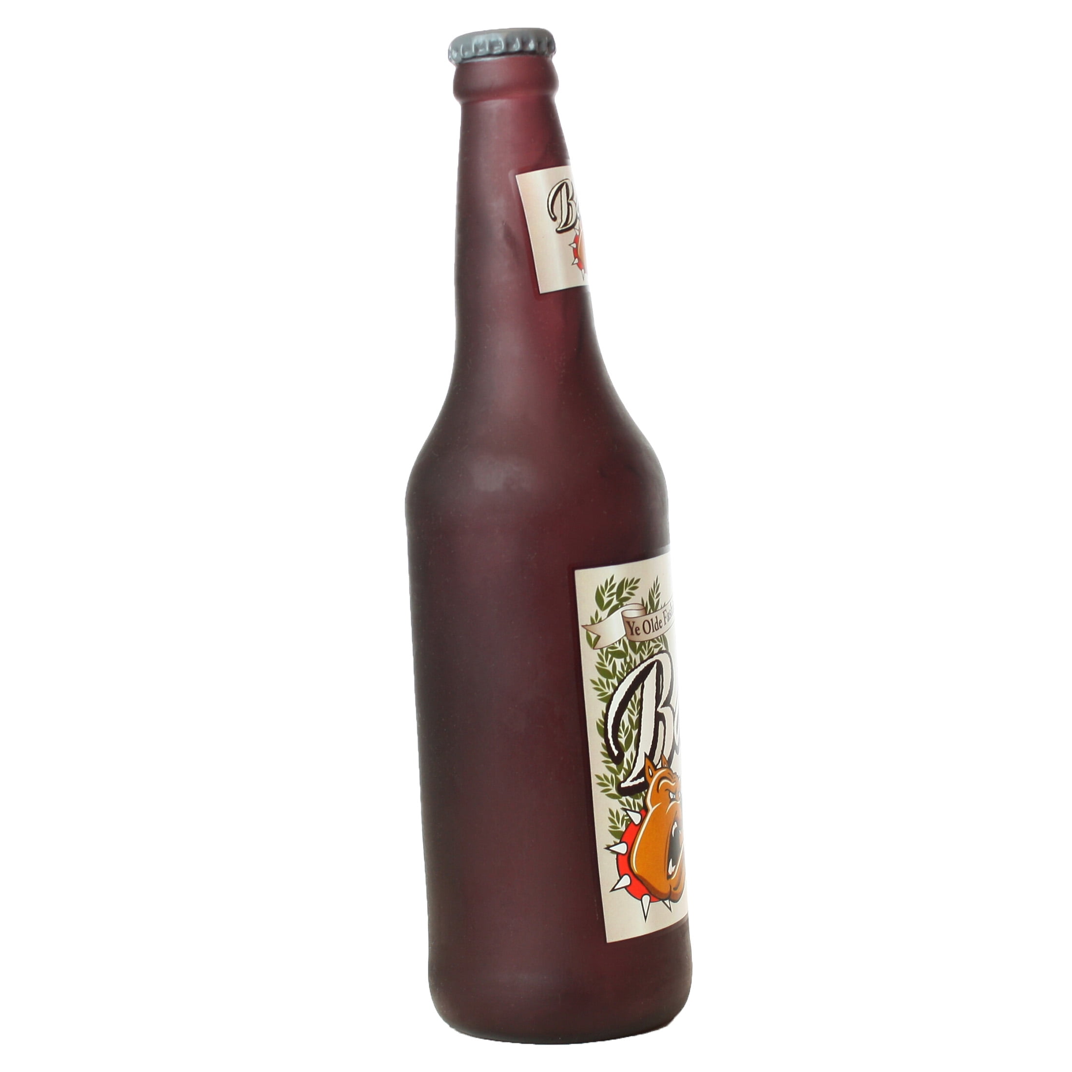 Silly Squeakers Beer Bottle Barks Durable Squeaky Vinyl 2-Pack Dog Toy