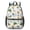 Tractor and Wheelbarrows, variant on Tractor and Trucks White Pattern 17" School Backpacks for Teens,Waterproof Oxford Fabric,S-Shape Padded Straps for School,Travel,Hiking,Camping