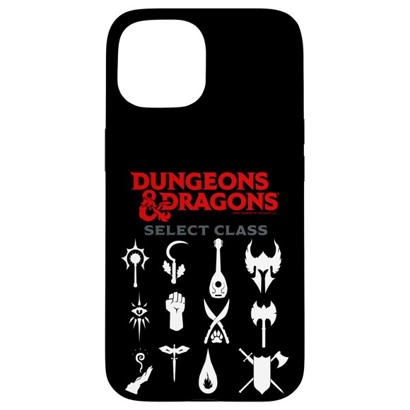 Funda de teléfono Dungeons & Dragons selecciona una línea icónica de su clase para iPhone 15