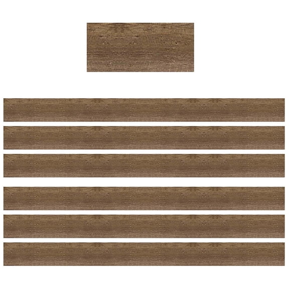 Teacher Created Resources Home Sweet Classroom Wood Design Straight Border Trim, 35 Feet Per Pack, 6 Packs