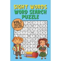 Sight Words Word Search Puzzle Vol 1: With 50 Word Search Puzzles of First 500 Sight Words, Ages 4 and Up, Kindergarten to 1st Grade, Activity Book fo