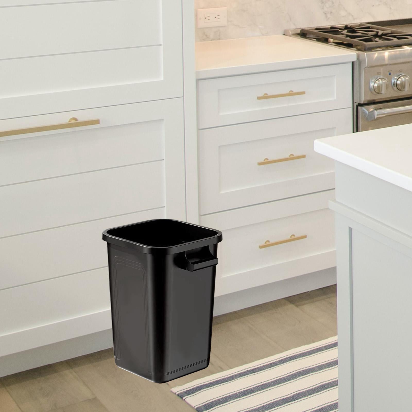 Fiocias Trash Can Recycling Bin Large Capacity Household Trashcan Dustbin Garbage Can Waste Bin for Office Lobby Toilet Kitchen Hotel No Lid XL
