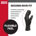 thumbnail image 5 of Hyper Tough Disposable Nitrile Gloves, 100 Pack, Black, Size X-Large, 5 of 10
