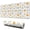 Cat Floral Tulip, variant on 35.4x15.7 Inch Gaming Mouse Pad, Non-Slip Stitched Rubber Desk Mat for Desktop & Laptop,Cat Floral Kitten White Pattern