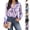 #01 Light Purple, variant on Womens Satin Silk Shirts Long Sleeve V Neck Lace-Up Blouse Casual Loose Dressy Business Work Office Tunic Tops, White S