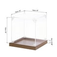 thumbnail image 2 of Exhibidor Acrílico Único Bargains, Caja de Exhibición Transparente de 6''x6''x6'' Organizador de Almacenamiento a Prueba de Polvo para Coleccionables y Figuras de Acción, 2 of 7