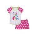 thumbnail image 1 of Girls' Graphic Pet Pajama Set Short Sleeve Sleep Top and Shorts, 1 of 1