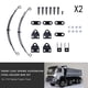 thumbnail image 1 of 2x de amortiguación , piezas de repuesto de modelo para camiones de tractor 1/14 RC, accesorios de aleación de CUTICAT  muelles de hoja del tractor rc, 1 of 8