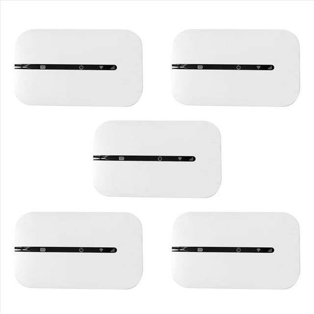 5X 4G Pocket MiFi WiFi Router 150Mbps WiFi Módem Coche Móvil Wifi Punto de Acceso Inalámbrico con Ranura para Tarjeta SIM WiFi Portátil
