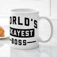 thumbnail image 5 of CafePress - World's Okayest Boss 15 Oz Ceramic Large Mug - 11 oz Ceramic Mug - Novelty Coffee Tea Cup, 5 of 6