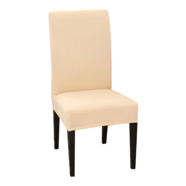 CAROOTU Stretch Chair Cover Universal Solid Color Washable Durable Removable Simple Suit