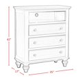 thumbnail image 3 of Picket House Furnishings Channing 3 Drawer Media Chest in Cherry, 3 of 3