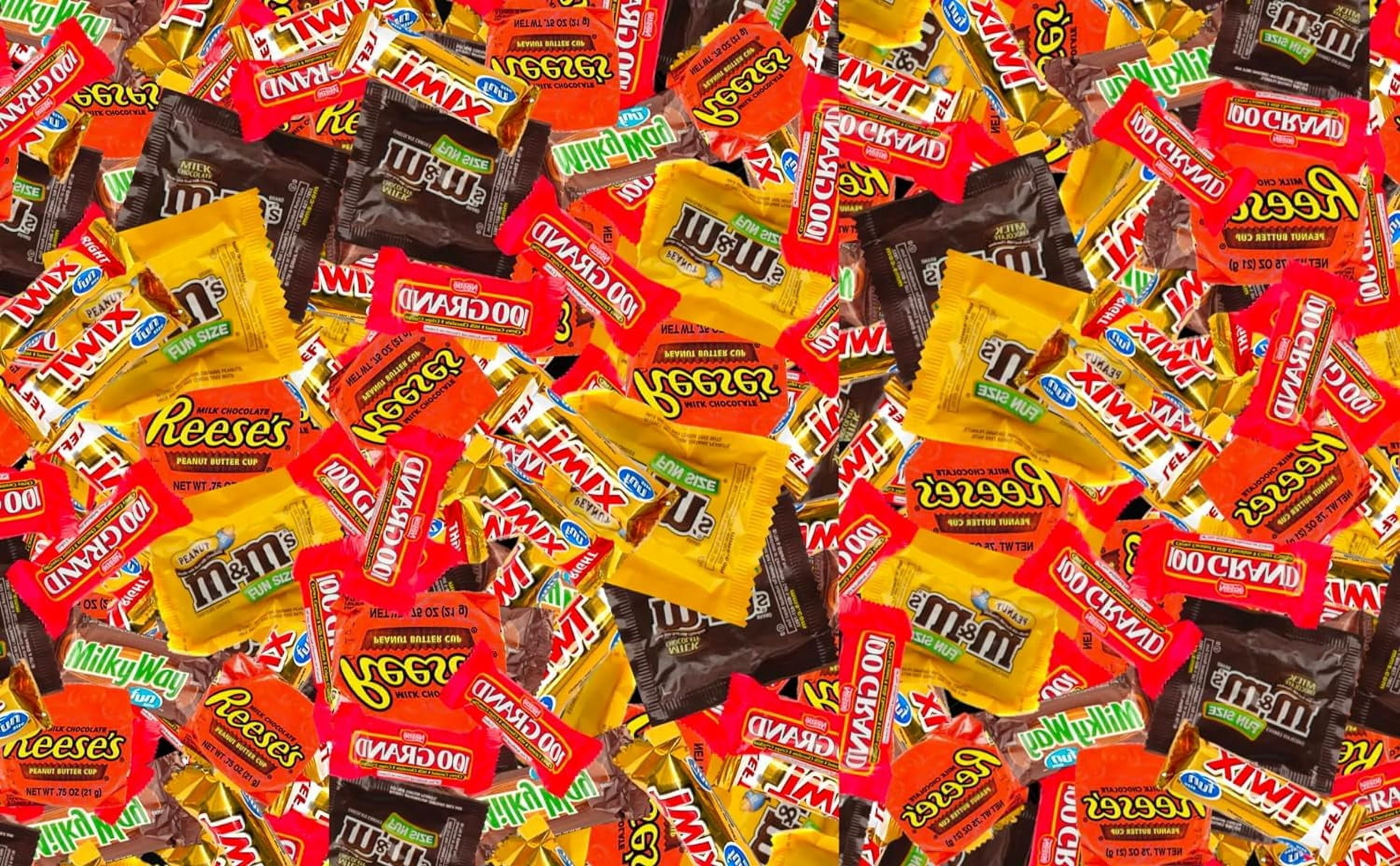 CandyKrave Assorted Chocolate Candy Variety Pack - 3 lbs Fun Size Chocolate Assortment - Individually Wrapped Bulk Chocolate Candy Mix - Delicious Sweets for Kids, Adults, Pantry, Office & Birthdays