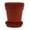 Burgundy, variant on Mintra Garden - 13cm Round Garden Pots 4pk - (13cm Diameter - 5inW x 4.75inH)
