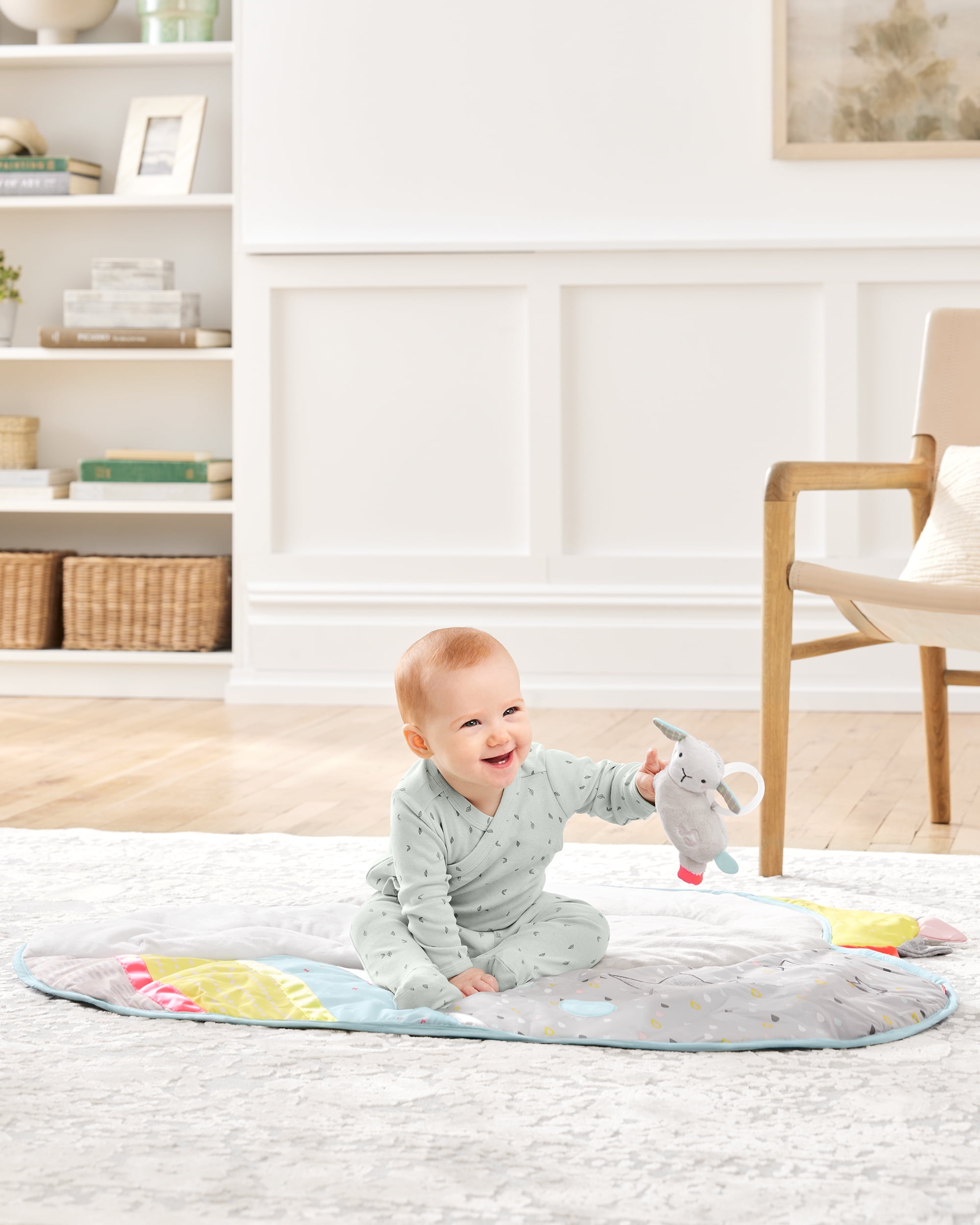 Skip Hop Baby Activity Play Gym, Silver Lining Cloud, Age 0-2 Years, Grey