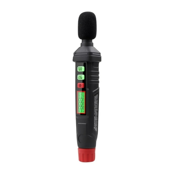Noise Decibel Meter, Digital Sound Level Meter Noise Decibel Pressure Tester 30-130dB Measure Reader
--------
with Fast Response Speed
