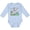 AE-Light Blue, variant on Inktastic Happy Easter Cute Easter Bilby Boys or Girls Long Sleeve Baby Bodysuit