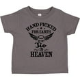 thumbnail image 3 of Inktastic Handpicked for Earth By My Tio in Heaven with Angel Wings Boys or Girls Toddler T-Shirt, 3 of 5