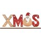 thumbnail image 1 of Decoración de mesa navideña de madera Carta navideña Navidad Bonhomme Nieve Adorno de Papá Noel Decoración de la casa Decoración de chimenea familiar Decoración, 1 of 5