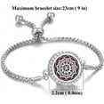 thumbnail image 2 of JEAN SMILE Essential Oil Diffuser Bracelet Aromatherapy Locket Scent Bracelet Adjustable Bracelet Styles Set with 10 Refill Pads，Pads Send a Beautiful Gift Box, 2 of 7