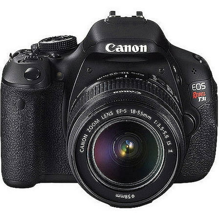 Canon EOS Rebel T3i Black 18MP DSLR Camera, EF-S 18-55mm 1:3.5-5.6 IS II Lens, 3.0