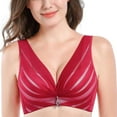 thumbnail image 2 of Push Up Bras for Women Plus Size Stripe Underwire Bra, 2 of 5