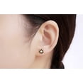 thumbnail image 2 of 18G Cute Daisy Flower Stud Cartilage Earrings for Women Girls 14K Gold Plated Stainless Steel Enameled Dainty Screw Back Studs Sleeper Tragus Post Hypoallergenic Piercing Body Jewelry, 2 of 9