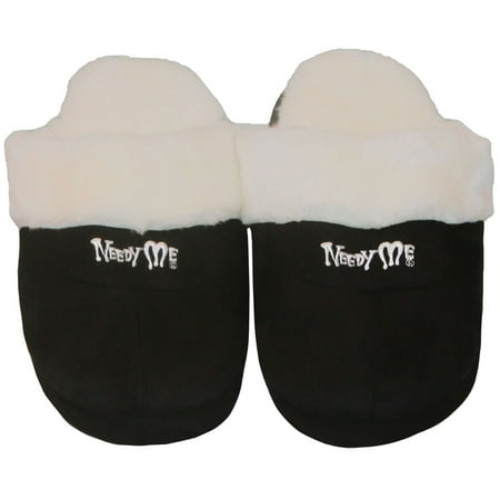 

Black Needy Me Unisex Adult Holiday Slipper - Large