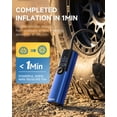 thumbnail image 2 of Tire Inflator Portable Air Compressor, 150PSI Tire Air Pump with Digital Pressure Gauge for Car Bicycle Motorcycle Ball, 2 of 8
